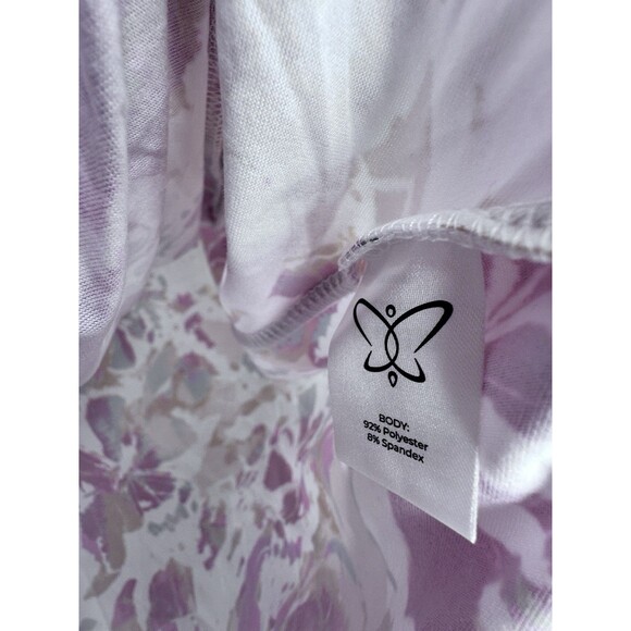 Laila Ali Drape Front Tank QVC HSN Butterfly Print  Medium Artsy Fairycore Cos - Picture 7 of 9